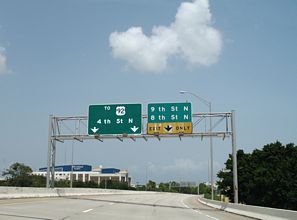I-375 east at 9th/8th St N - St. Petersburg, FL