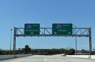 I-375 west at I-275 - St. Petersburg, FL