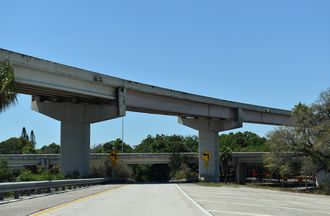 I-375 west at I-275 - St. Petersburg, FL
