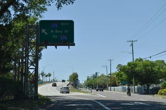 US 19 Alt north at I-375 - St. Petersburg, FL