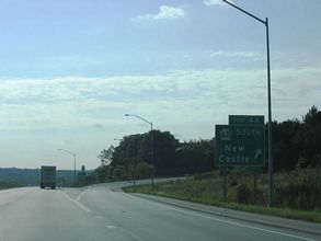 I-80 west at I-376/PA 760 - Shenango Twp