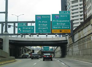 I-376/Parkway East at I-279 - 2004