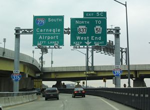 I-376/Parkway East at I-279 - 2004