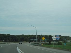 PA 760 south at I-80/376 - Shenango Twp