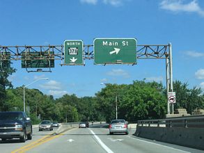 PA 378 north at Hill to Hill Bridge - Bethlehem