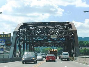 PA 378 south at Hill to Hill Bridge - Bethlehem
