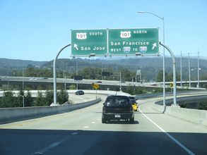 SFO Access Road at US 101/I-380