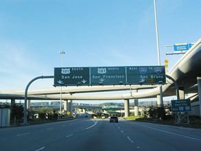 SFO Access Road at US 101/I-380