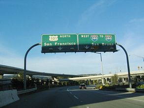 SFO Access Road at US 101/I-380