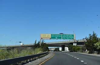 I-380 east at SFO N Access Road