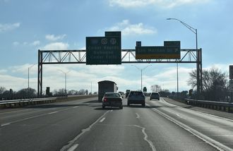 I-380/U.S. 218 south at Exit 72 for San Marnan Dr in Waterloo, IA