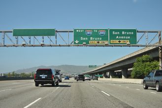 US 101 north at I-380