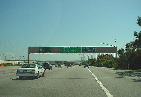 US 101 south at I-380