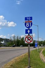 Commonwealth Av north at I-381 - Bristol, VA