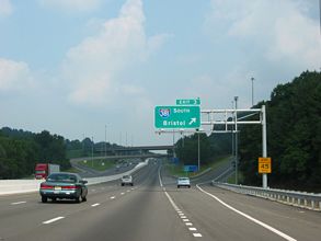 I-81/US 58 north at I-381 - 2003