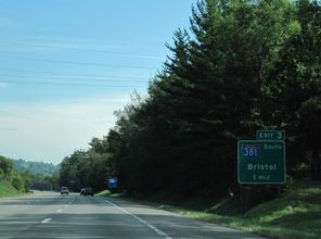 I-81/US 58 north at I-381 - 2010