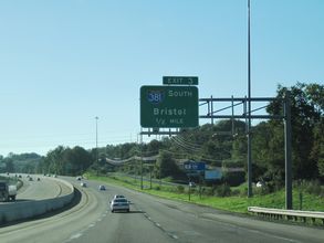 I-81/US 58 south at I-381 - 2010