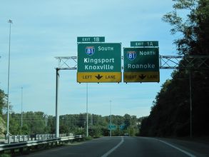 I-381 north at I-81 - 2010