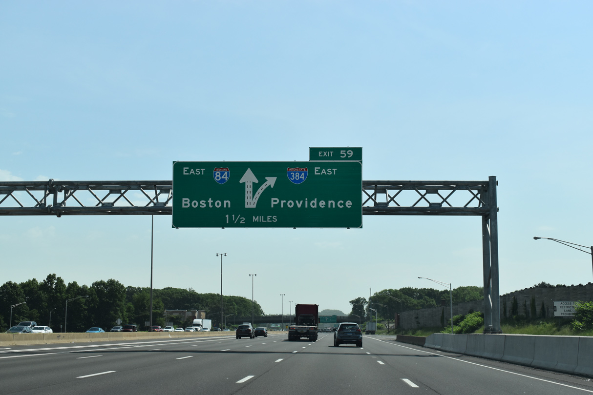 I-84 east at I-384 - East Hartford, CT