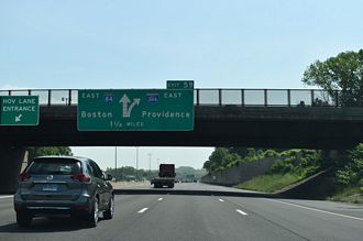 I-84 east at I-384 - East Hartford, CT