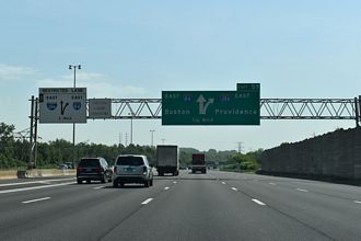 I-84 east at I-384 - East Hartford, CT