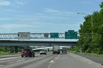 I-84 west at I-384 - Manchester, CT