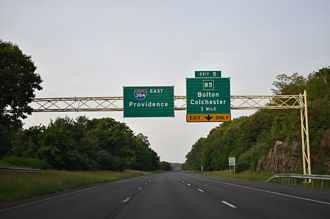 I-384 east at Route 85 - Manchester, CT