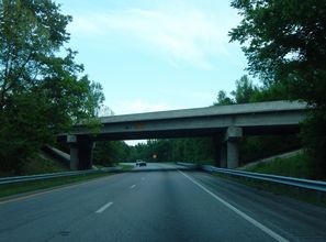 I-26 east at I-385 - Clinton, SC