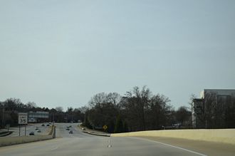 I-385 north at US 123 - Greenville, SC