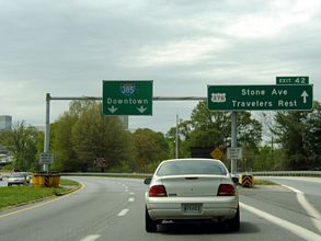 I-385 north at US 276 - 2003