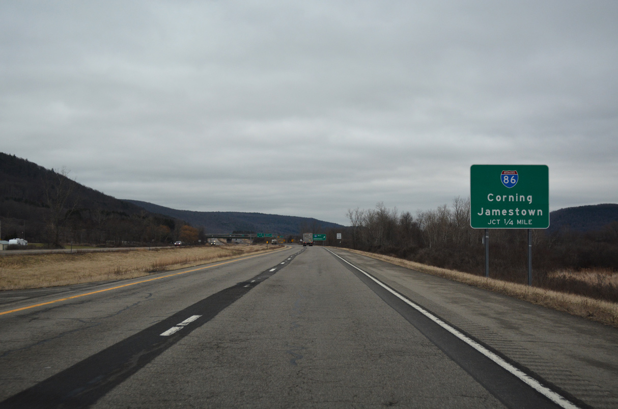 I-390 south at I-86 - Avoca, NY