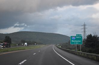 I-86 east at I-390 - Avoca, NY