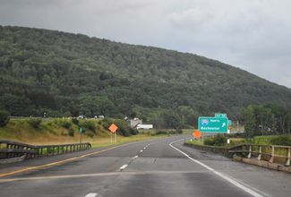 I-86 east at I-390 - Avoca, NY