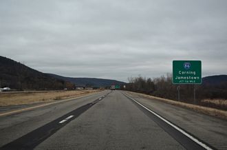I-390 south at I-86 - Avoca, NY