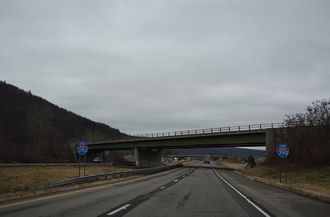 I-390 south at I-86 - Avoca, NY