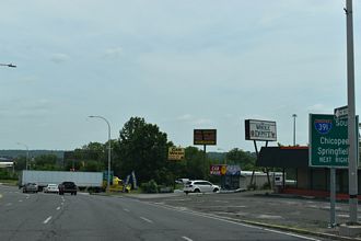 High St east at I-391 - Holyoke, MA