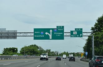 I-91 north at I-391 - Springfield, MA