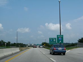 I-393/US 202 east at I-93/US 4 - Concord, NH