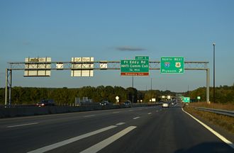 I-393/US 202 east at I-93/US 4 - Concord, NH