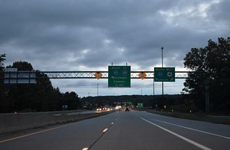 I-393/US 4-202 west at I-93 - Concord, NH