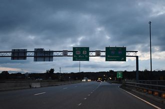 I-393/US 4-202 west at I-93 - Concord, NH