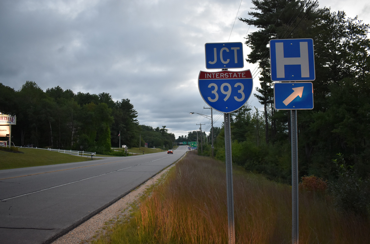 US 4/202-NH 9 west at I-393 - Chichester