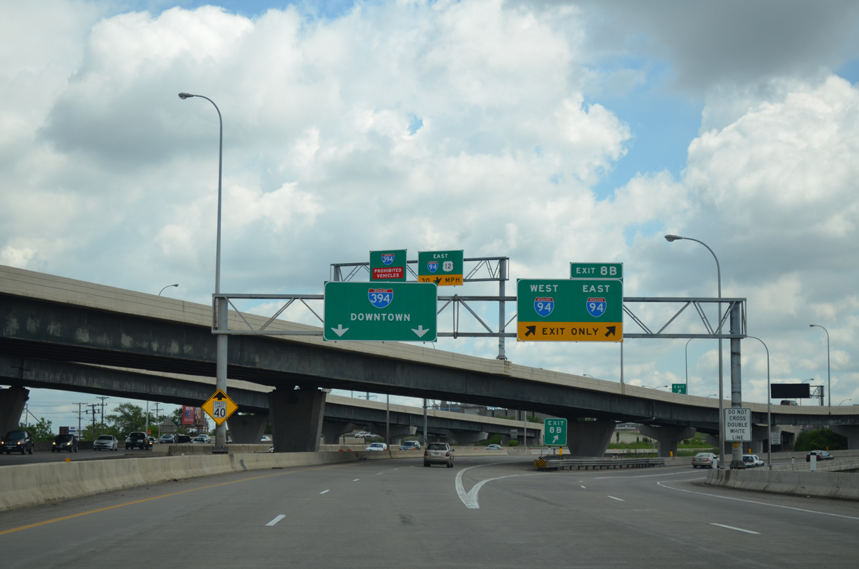 I-394/US 12 east at I-94 - Minneapolis, MN