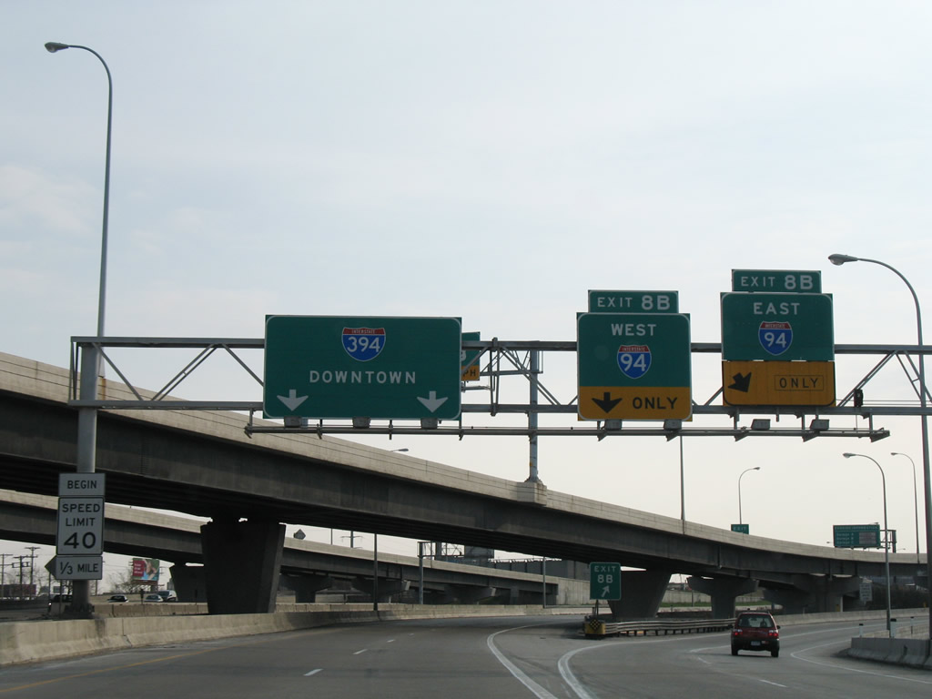 I-394/US 12 east at I-94 - 2007