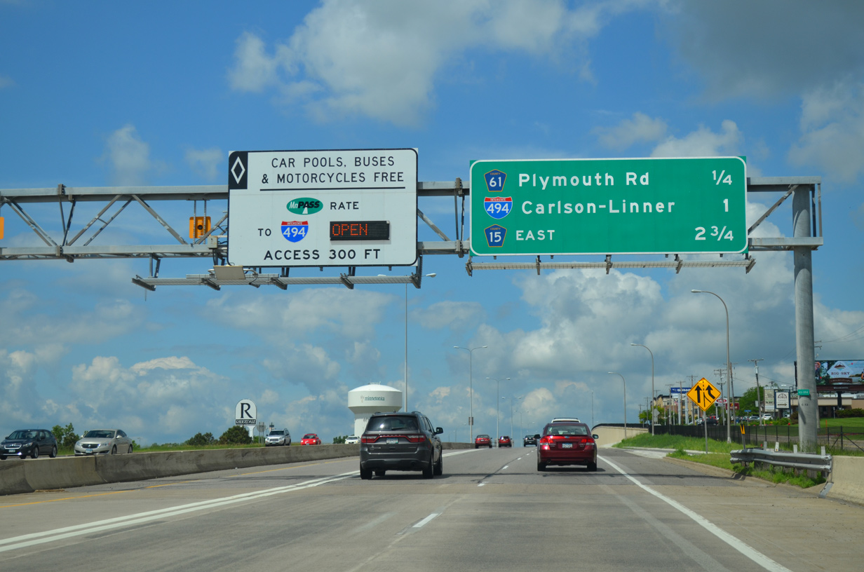 I-394/US 12 west at I-494 - Minnetonka, MN