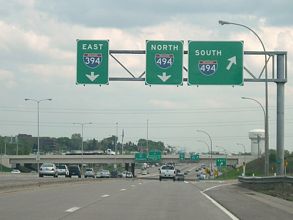 I-394/US 12 east at I-494 - Minnetonka, MN