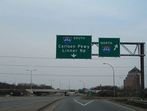 I-394/US 12 west at  I-494 - 2007