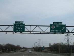 I-494 north at I-394/US 12 - Minnetonka, MN