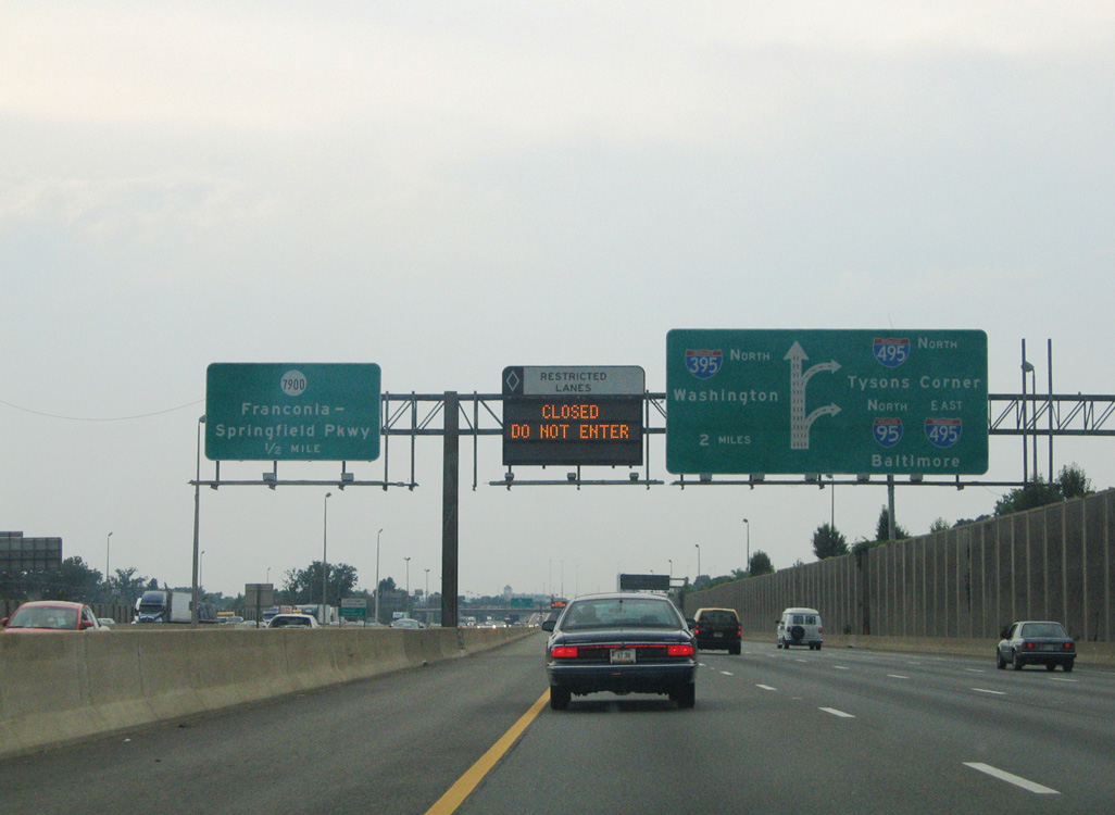 I-95 north at I-395/495 - 2005