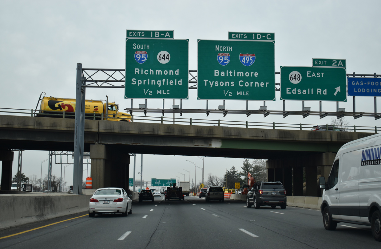 I-395 south at SR 648